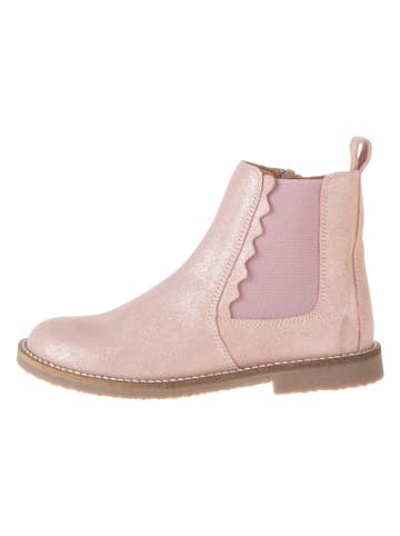 lamino Leder-Chelsea-Boots in Rosa