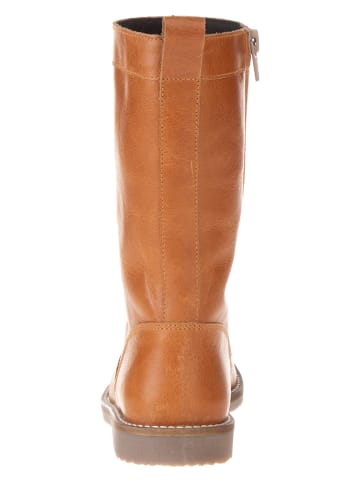 lamino Leder-Stiefel in Hellbraun