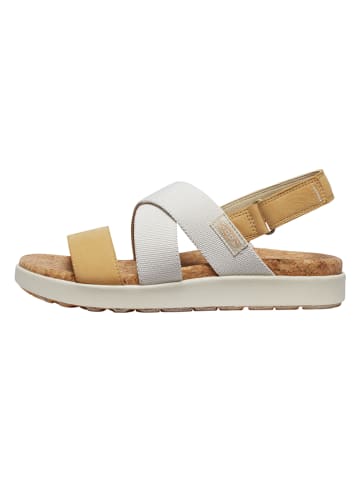 Keen Sandalen "Elle" in Beige/ Weiß