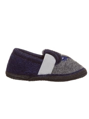 lamino Pantoffels grijs/donkerblauw