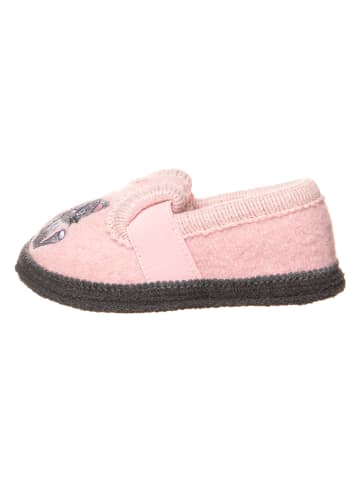 lamino Hausschuhe "Katze" in Rosa