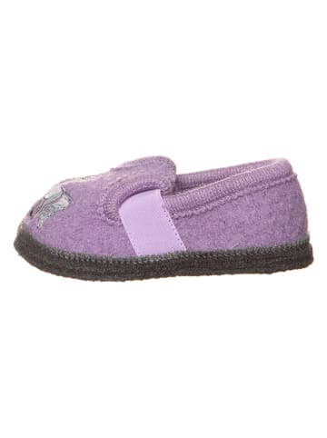 lamino Pantoffels "Paard" paars
