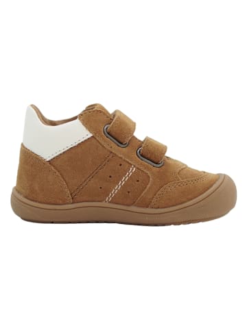 lamino Leren sneakers camel