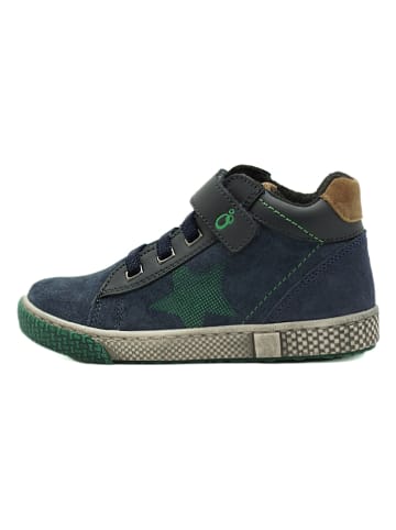 lamino Leder-Sneakers in Dunkelblau