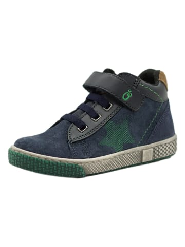 lamino Skórzane sneakersy w kolorze granatowym