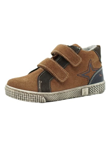 lamino Leder-Sneakers in Hellbraun