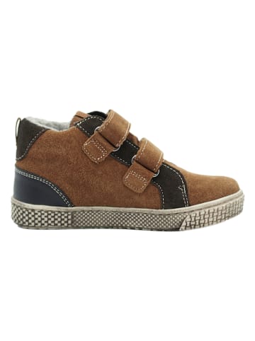 lamino Leder-Sneakers in Hellbraun