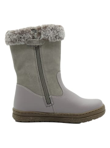lamino Leren boots grijs