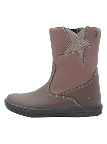lamino Leren boots mauve