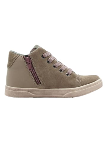 lamino Skórzane sneakersy w kolorze khaki