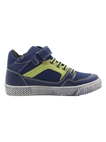 lamino Skórzane sneakersy w kolorze granatowym