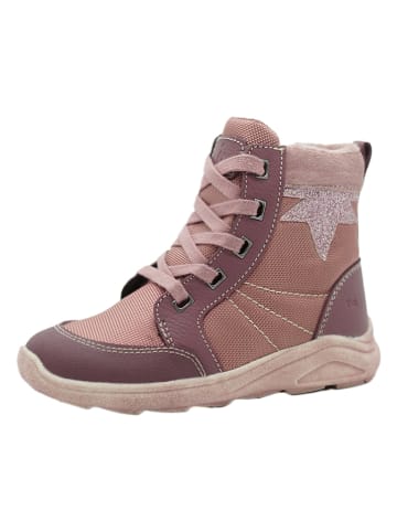 lamino Skórzane sneakersy w kolorze jasnoróżowym