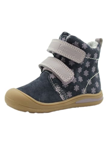 lamino Leren boots donkerblauw