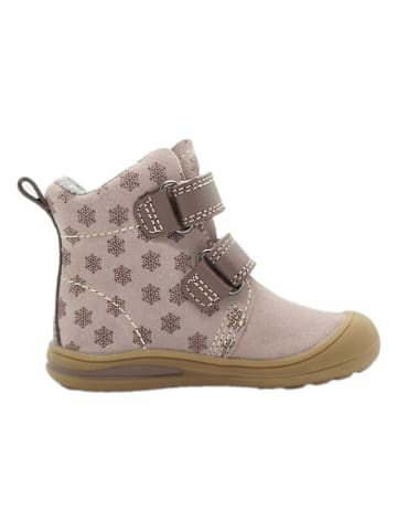lamino Leder-Boots in Lila/ Grau