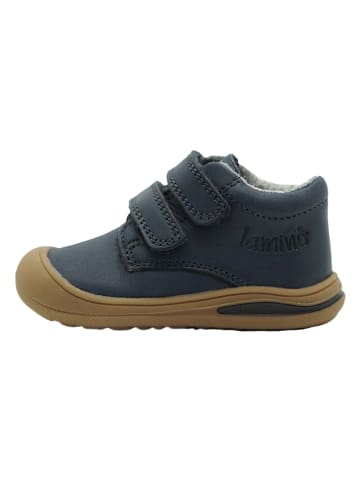 lamino Leren sneakers donkerblauw