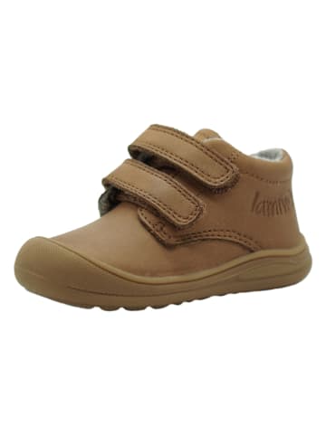 lamino Skórzane sneakersy w kolorze jasnobrązowym