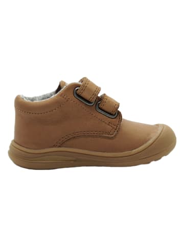 lamino Skórzane sneakersy w kolorze jasnobrązowym