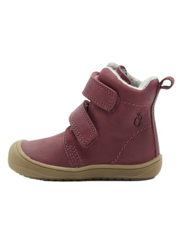 lamino Leder-Boots in Lila