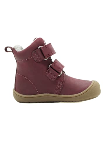 lamino Leder-Boots in Lila