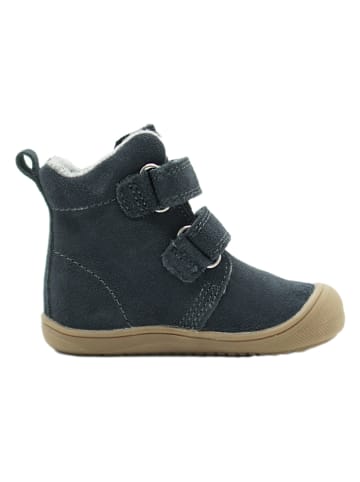 lamino Leder-Boots in Dunkelblau