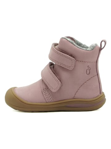 lamino Leder-Boots in Rosa