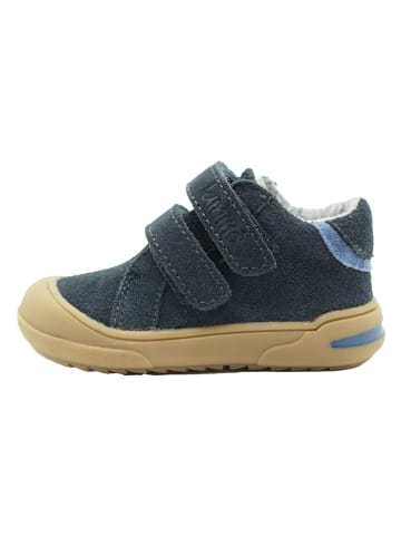 lamino Leren sneakers donkerblauw