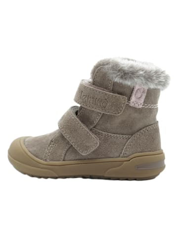 lamino Leder-Boots in Hellbraun/ Rosa