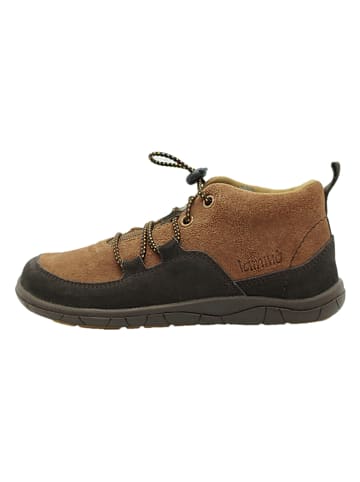 lamino Leren barefootschoenen lichtbruin