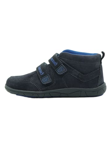 lamino Leren barefootschoenen donkerblauw