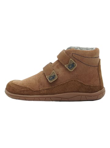 lamino Leren barefootschoenen lichtbruin