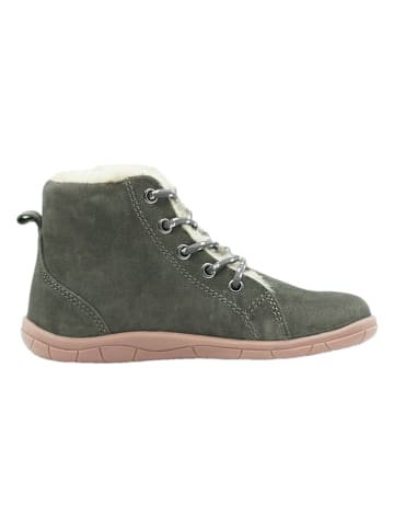 lamino Leder-Barfußschuhe in Grau