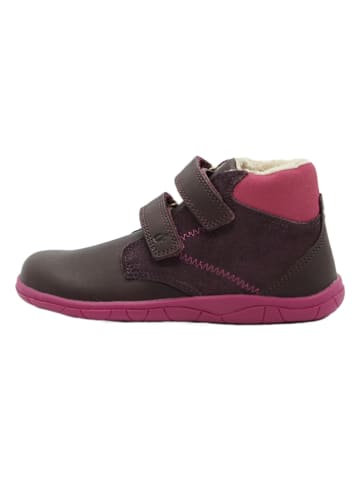 lamino Leren barefootschoenen paars