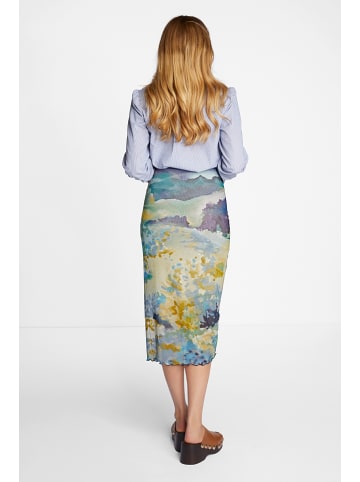 Rich & Royal Bluse in Blau/ Weiß
