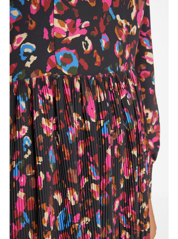 Rich & Royal Kleid in Schwarz/ Pink