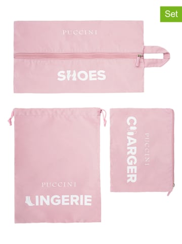 Puccini 6er-Set: Reiseorganizer in Rosa