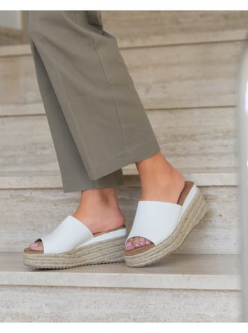 Bellucci Sleehakslippers wit