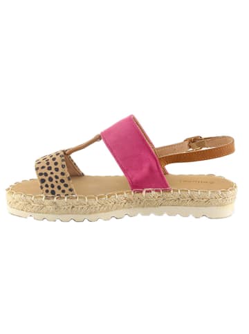 Belucci Sandalen roze/lichtbruin