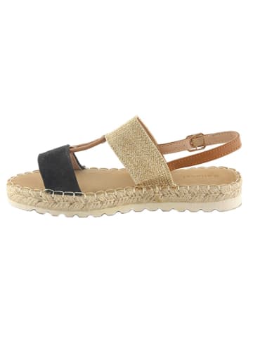 Bellucci Sandalen in Beige/ Schwarz