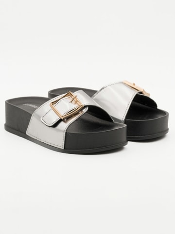 Bellucci Slippers zilverkleurig