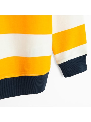 COOL CLUB Sweatshirt wit/geel/donkerblauw