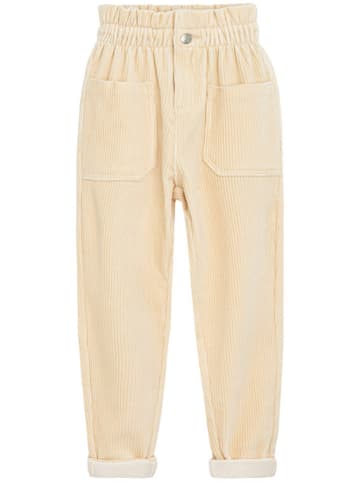 COOL CLUB Paperbag corduroybroek beige
