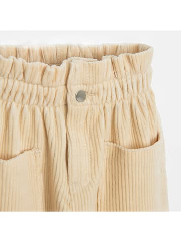 COOL CLUB Paperbag corduroybroek beige