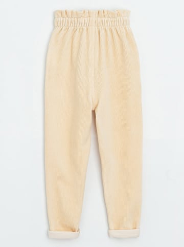 COOL CLUB Paperbag corduroybroek beige