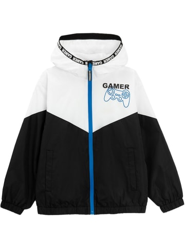 COOL CLUB Übergangsjacke in Weiß/ Schwarz/ Blau