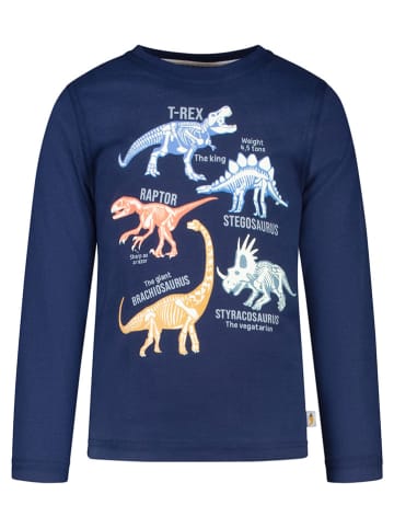 Salt and Pepper Longsleeve donkerblauw