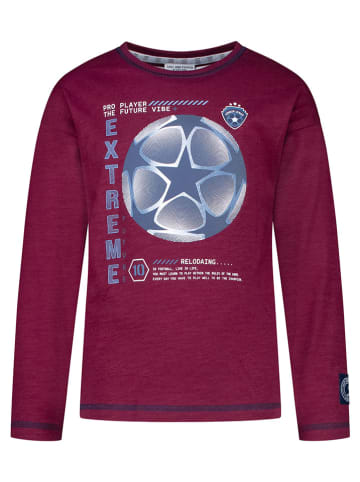 Salt and Pepper Longsleeve in Bordeaux