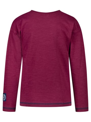 Salt and Pepper Longsleeve in Bordeaux
