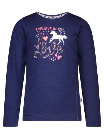 Salt and Pepper Longsleeve in Dunkelblau