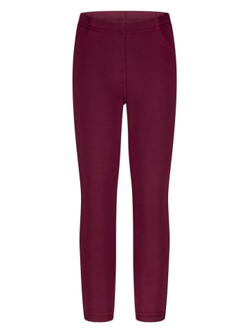Salt and Pepper Legginsy funkcyjne w kolorze bordowym