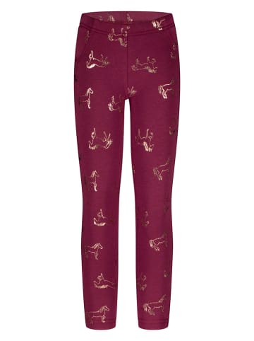 Salt and Pepper Funktionsleggings in Bordeaux